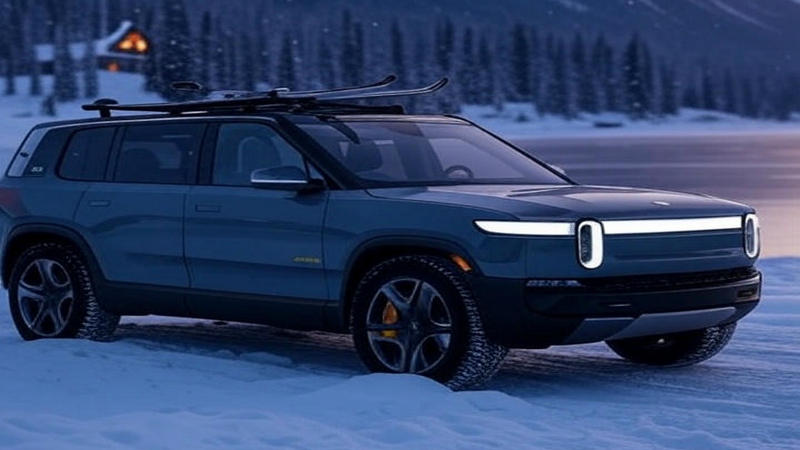 New era begins for America electric cars:Rivian $22,500 EV Rivian the electric car of America- AI generate Image